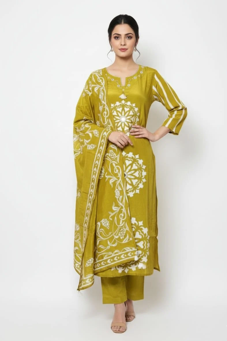 crape salwar set