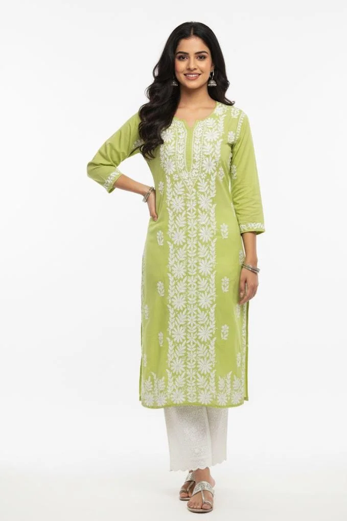chikankari kurti