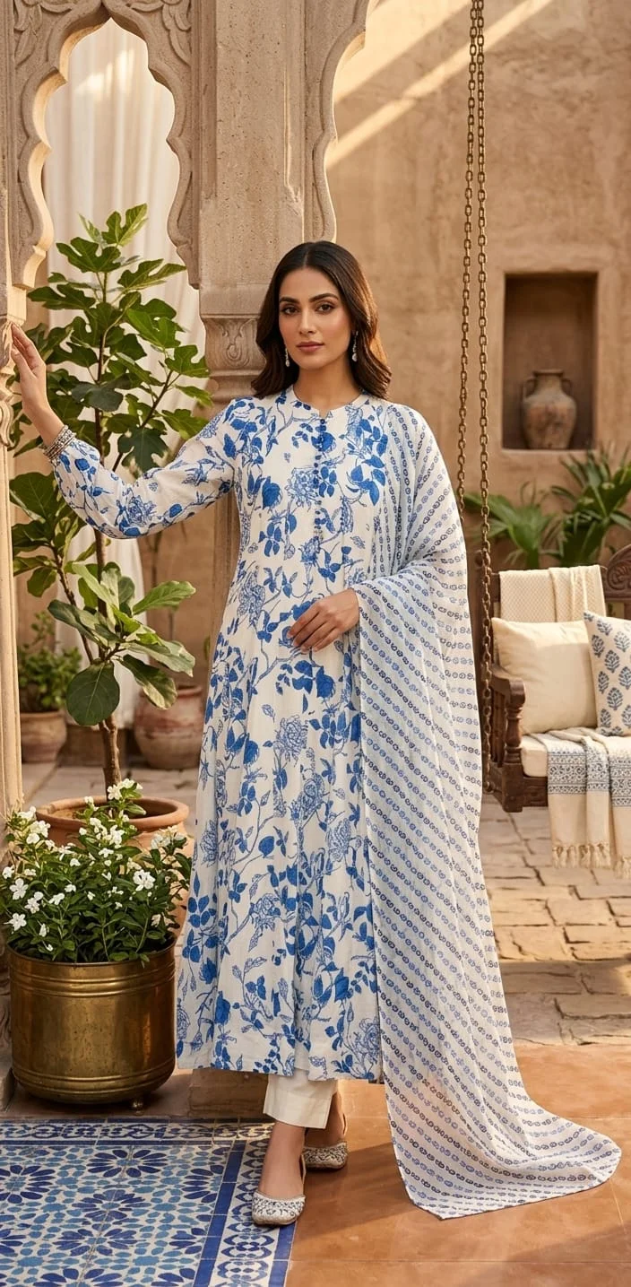 Chinon salwar set